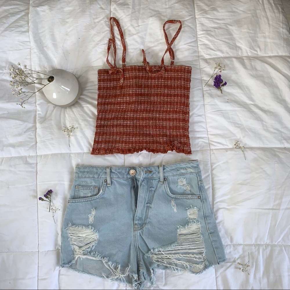 Adorable orange Forever 21 picnic top 🧺🏌🏻‍♀️